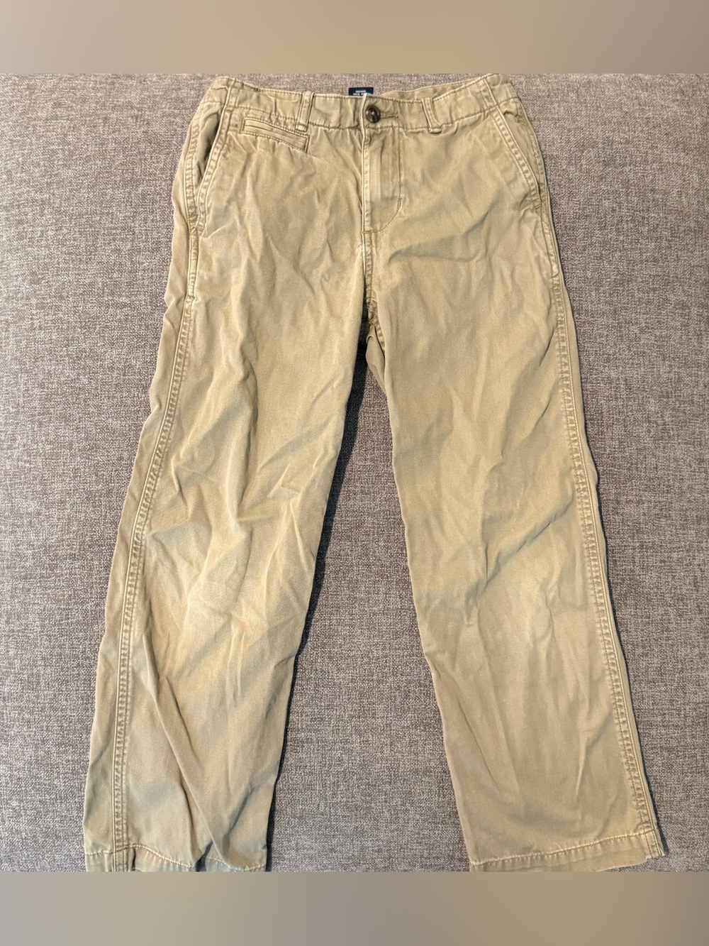 Boys Classic Khaki Pants - Lightweight Casual Chinos